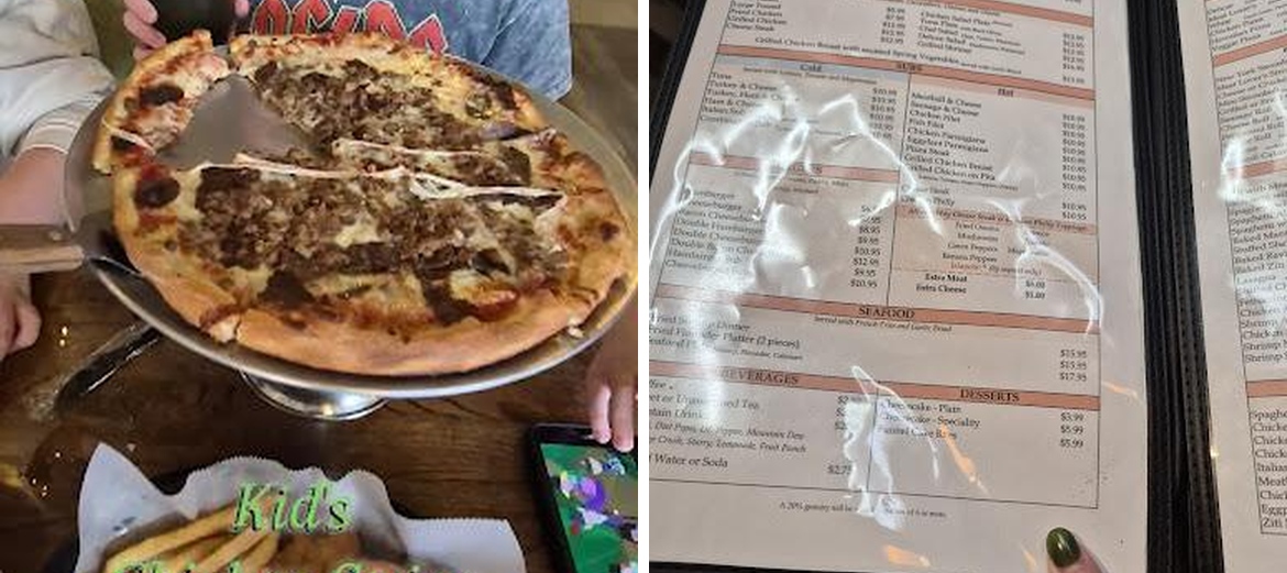 Pino's Pizza & Italian Restaurant Menu